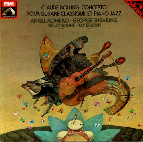 Concerto pour Guitare Classique et Piano Jazz (guitar: Angel Romero, piano: George Shearing, drums: Shelly Manne, bass: Ray Brown)
