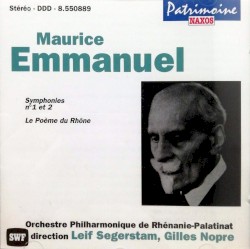 Symphonies nos. 1 and 2 / Le Poème du Rhône