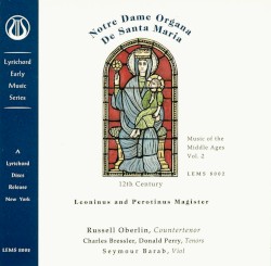 Lyrichord Early Music Series: Music of the Middle Ages, Vol. 2: The 12th Century