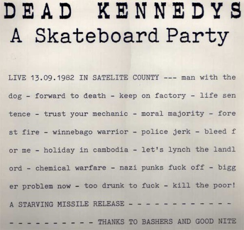 Skateboard Party '82