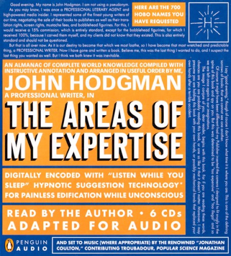 The Areas of My Expertise (Abridged Nonfiction)