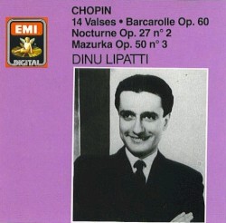 Waltzes nos. 1-14 / Barcarolle op. 60 / Nocturne op. 27 no. 2 / Mazurka op. 50 no. 3