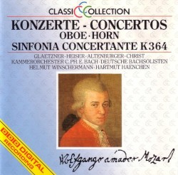 Concertos hautbois, cor, symphonie concertante k364