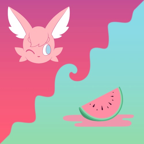 Pink and Blue