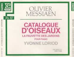 Catalogue d’oiseaux / La Fauvette des jardins
