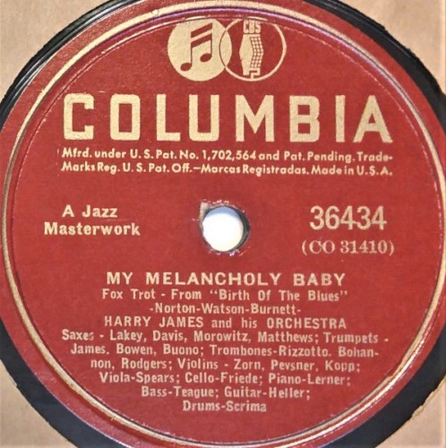 My Melancholy Baby / My Silent Love