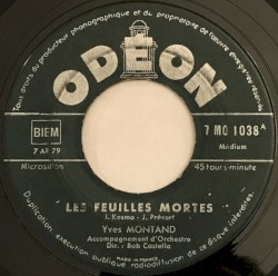Les Feuilles mortes / Barbara