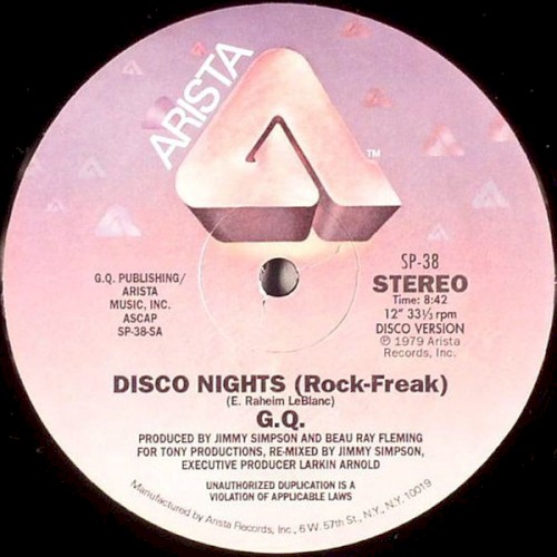Disco Nights (Rock-Freak) / Boogie Oogie Oogie