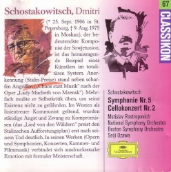 Symphonie Nr. 5 / Cellokonzert Nr. 2
