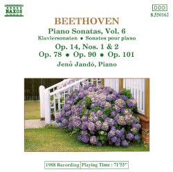 Piano Sonatas, Volume 6: Op. 14, nos. 1 & 2 / Op. 78 / Op. 90 / Op. 101