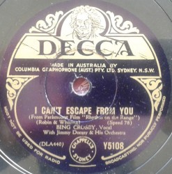 I Can’t Escape From You / I’m an Old Cowhand (From the Rio Grande)