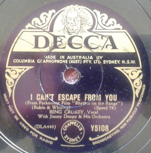 I Can’t Escape From You / I’m an Old Cowhand (From the Rio Grande)