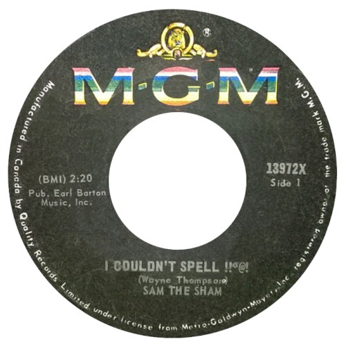 I Couldn't Spell !!*@! ∕ The Down Home Strut