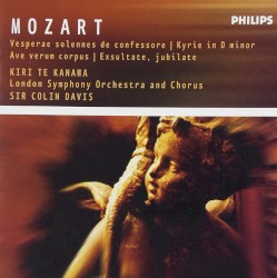 Vesperae solennes de confessore / Kyrie in D minor / Ave verum corpus / Exsultate, jubilate