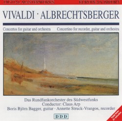 Classic Masters: Vivaldi: Concertos para guitarra / Albrechtsberger: Concertino para flauta de pico, guitarra e orquestra