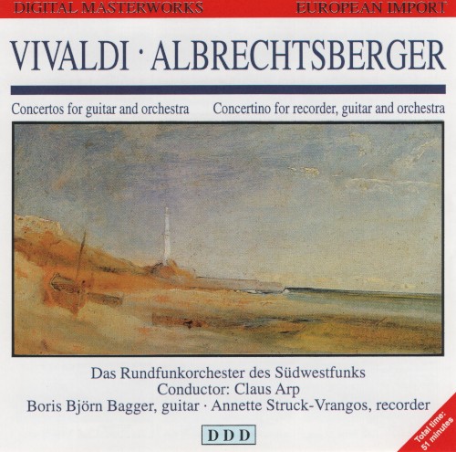Classic Masters: Vivaldi: Concertos para guitarra / Albrechtsberger: Concertino para flauta de pico, guitarra e orquestra