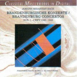 Brandenburgische Konzerte, Nos. 1–3 BWV 1046–1048