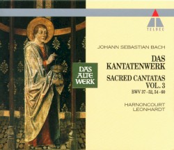 Sacred Cantatas Vol. 3: BWV 37-52, 54-60