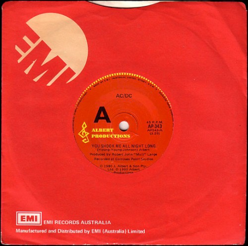 You Shook Me All Night Long / What Do You Do for Money, Honey