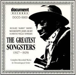 The Greatest Songsters 1927 - 1929