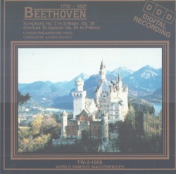 Symphony No. 2 In D-Major Op.36 / Overture To Egmont Op.84 F-Minor