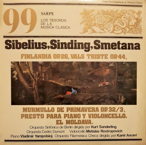 Finlandia / Vals triste op.44 / Murmullo de primavera violoncello e pianoforte / La moldava