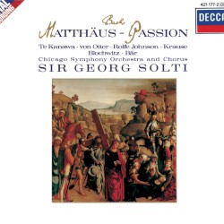St. Matthew Passion, BWV 244