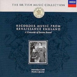 Recorder Music from Renaissance England
