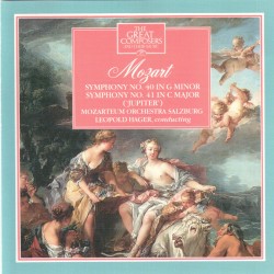 The Great Composers, Volume 27: Symphony no. 40 in G minor, K 550 / Symphony no. 41 in G major, K 551 "Jupiter"