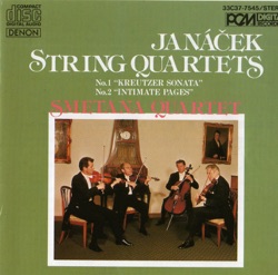String Quartets no. 1 "Kreutzer Sonata" / no. 2 "Intimate Pages"