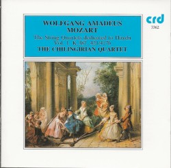 The String Quartets Dedicated To Haydn, Vol. 1. K. 387, 421/417b