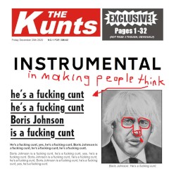 Boris Johnson Is a Fucking Cunt (Sing It Yourself)