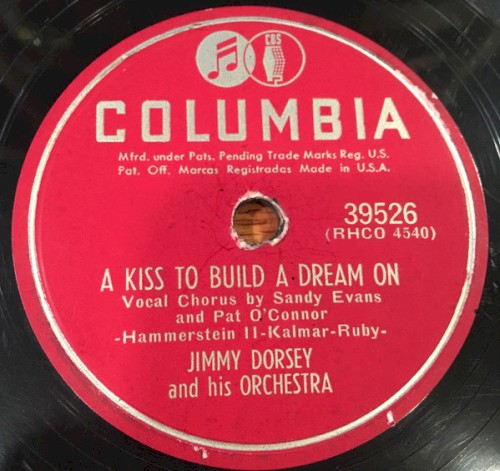 A Kiss to Build a Dream On / Cherry Pink and Apple Blossom White