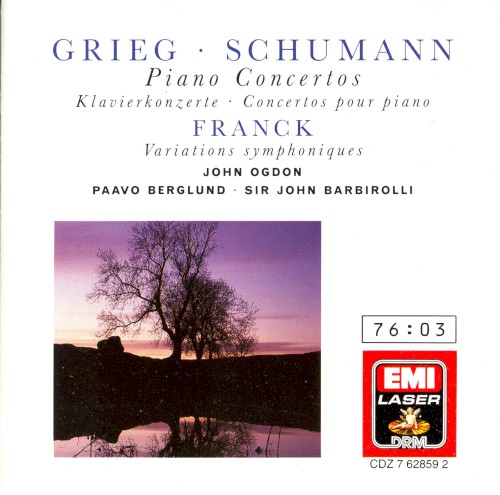 Grieg / Schumann: Piano Concertos / Franck: Variations Symphoniques