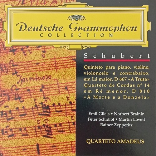 Quintet for piano, violin, viola, cello and double bass in A major D 667 “The Trout” / String quartet no. 14 in D minor D 810 “Death and the Maiden”